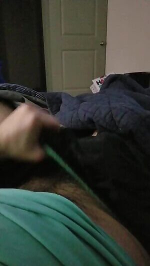 Whipping out my long, hairy dick while my drunk friend is asleep next to me.