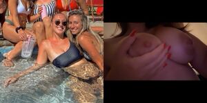 Transparent Clothing Dancing Exposed Girlfriend Nipslip