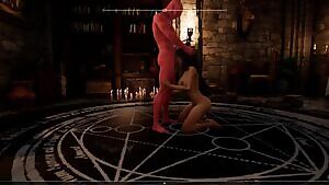 Ash and her Pet Demon