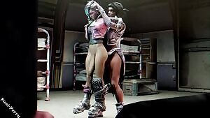 Amara and Lorelei rough fucking