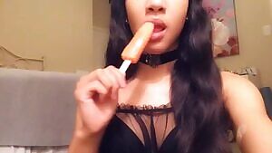 Enjoying a sweet treat 😜💕