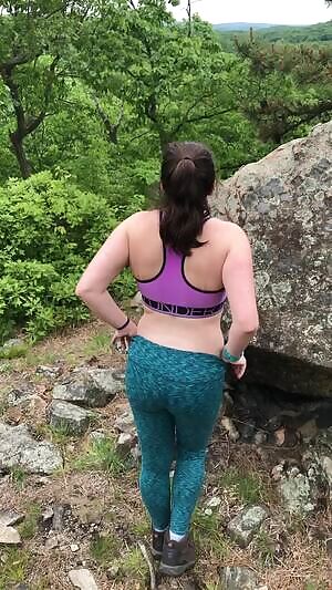 Made our hike a little more un 😁