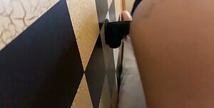 Hotel room dildo fun