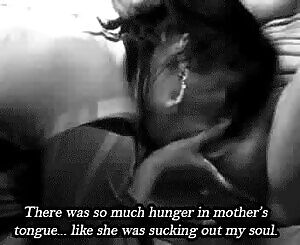 Mother sucks my cock with such intensity~