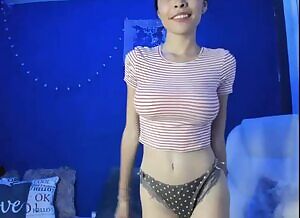 Cute, Busty And Petite Brunette