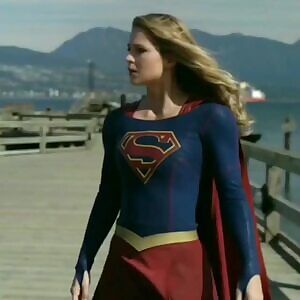 Melissa Benoist's Supergirl Captured & Chained up by a criminal gang to be gangfucked and kept as the gang's whore