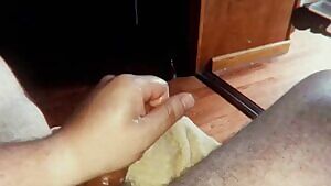 Thick thick cum after edging for an hour.