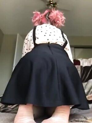 up skirts and pig tails! ✨ grab this innocent baby blue thong while you can! 24hours for $25, vacuum sealed fresh from my tight bum!