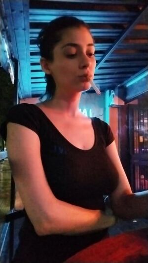 Cigar fetish Big Tits Brunette Smoking