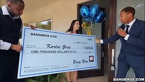 Karlee Grey takes on two monsters