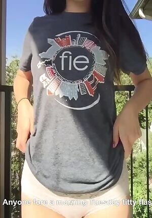 Anyone Up For A Tuesday Morning Titty Flash?