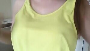 Half a step forward forward while I pop them brings them closer to your face