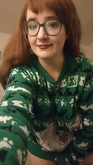 My Holiday Sweater is CLEARLY the sexiest piece of clothing I own...right? -friendly