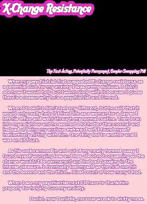 Daniel, now Danielle, nervous wreck to slutty mess