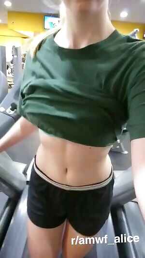 Flashing at the gym