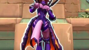 Closer angle and perfect loop of Demonette Maeve + Starlet emote