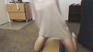 Miss Alice riding her dildo