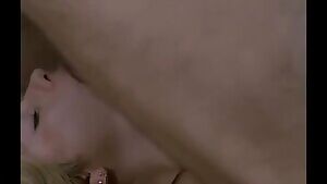 Retro Cumshot on her Bush and Tummy