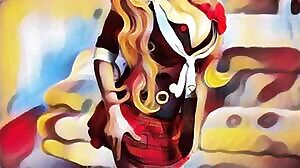 Angela White - CandyCosplay #NeuralStyle