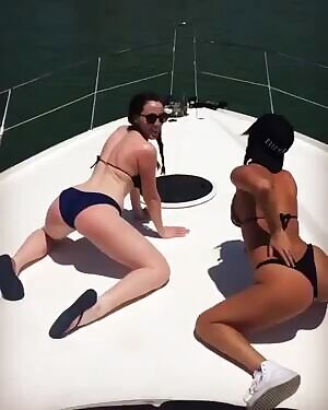 Twerking on a boat