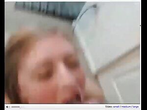 Brittany Taylor taking a facial on webcam