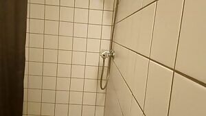 Stripping down for bath, after a hard days work 😉 PM me if u like