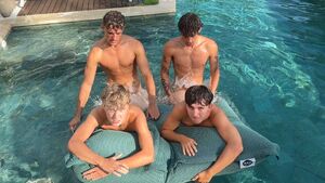 Gay Gooner Foursome Pool Top Twink