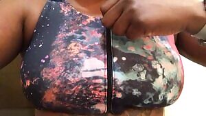 ree from the sports bra