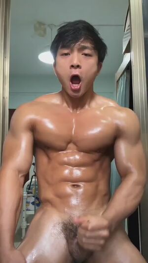 Muscle boy Jerk & Squirt