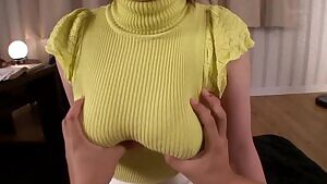 Saki Okuda looks great with glasses