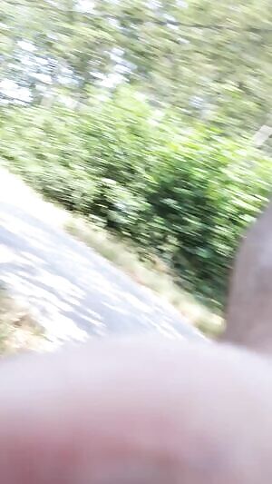 Took a short break during my run