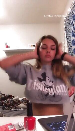 She lets them slip out