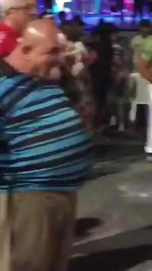 You can tell he's thirsty