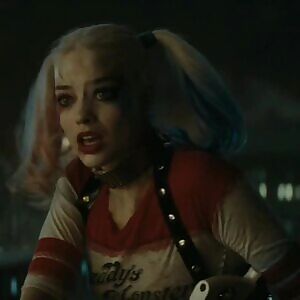 Margot Robbie's expressions when she gets bent over and eaten out