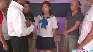 Hot Student Yura Kasumi is Addicted to Cum