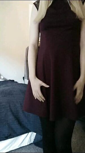 Innocent dress... less innocent under it