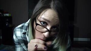 violet moreau pleasing her daddy with her mouth