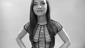 Kristy Black Drinks Around 100ml of Cold Cum in a Facial Gokkun Bukkake w/ 60 Guys