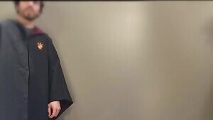 Embarrassing his bro with magic