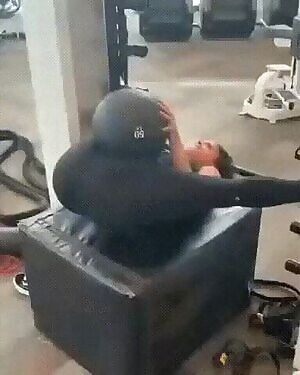 What sport is she training for?