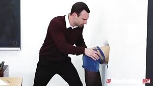 stuck in the wall