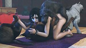 Elizabeths Doggy Orgy