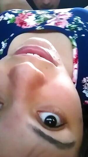 Eating Girlfriends Pussy In Car