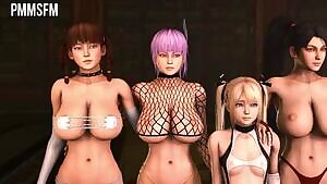 DOA firls fucked by monsters. Trailer.