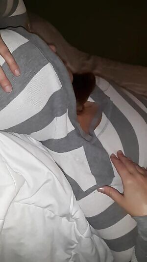 Eat my hairy pussy through my panties!