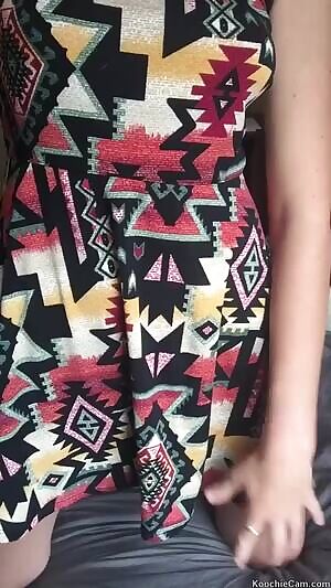 Accidently ound myself strip teasing for the neighbors