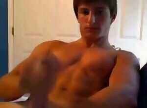 Jerking the Big cock