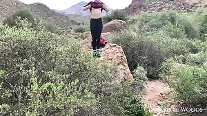 🌳 watch us get naughty in the mountains -- g/g outdoor adventures and orgasm in my new clip! 🌳