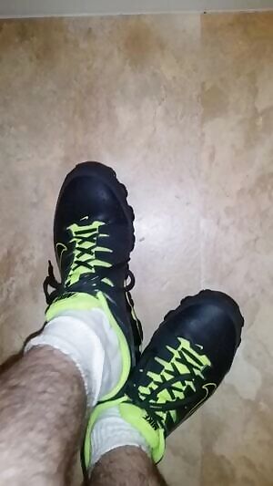 Going from the gym to a shower is a great chance to take a quick video for you boys