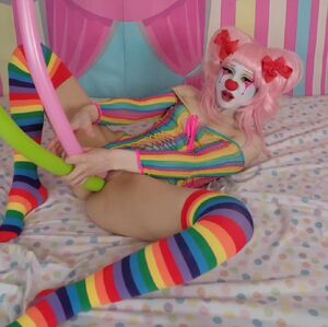 Clown Porn Balloons Cute Double Penetration